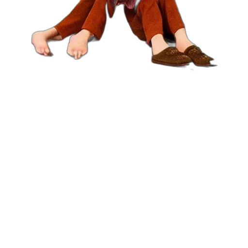 jacket, staff, creature, shoes transparent PNG cut-out