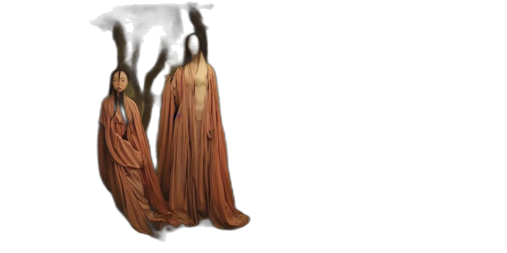 hair, dress, creature, tree, concept art, fantasy art, watercolor, pixel art transparent PNG cut-out
