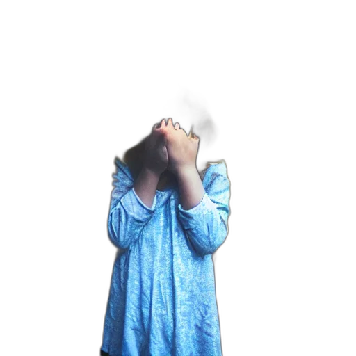 dress, mask, jacket, staff transparent PNG cut-out