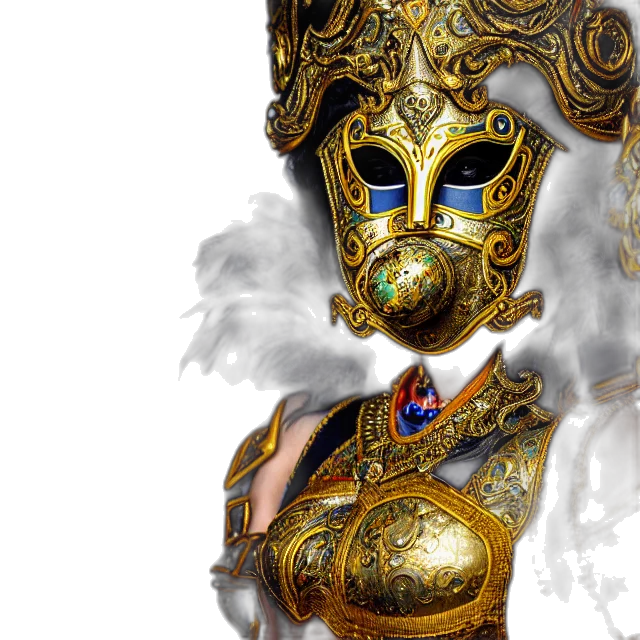 mask, crown, jewelry, face, 3d render, fantasy art, concept art, photorealistic transparent PNG cut-out