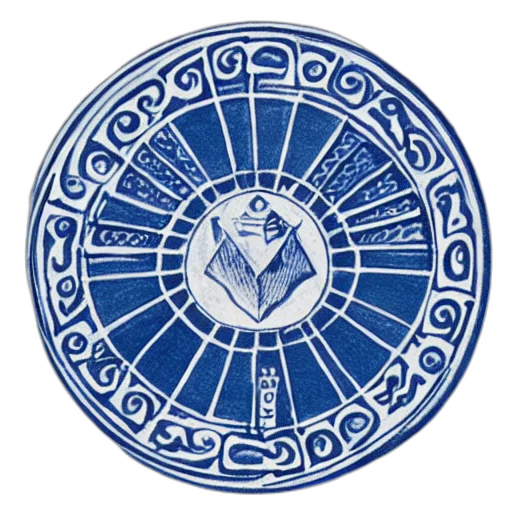 jewelry, crown, staff, umbrella, concept art, blue, white, drawing transparent PNG cut-out