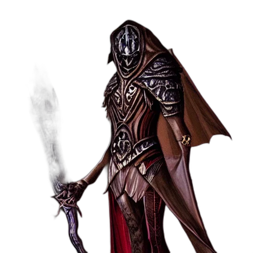 staff, sword, mask, weapon, concept art, fantasy art, comic book art, pixel art transparent PNG cut-out