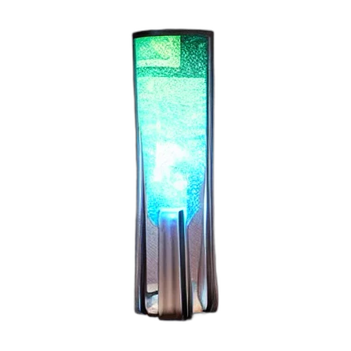 3d render, stylish, futuristic, solarpunk transparent PNG cut-out