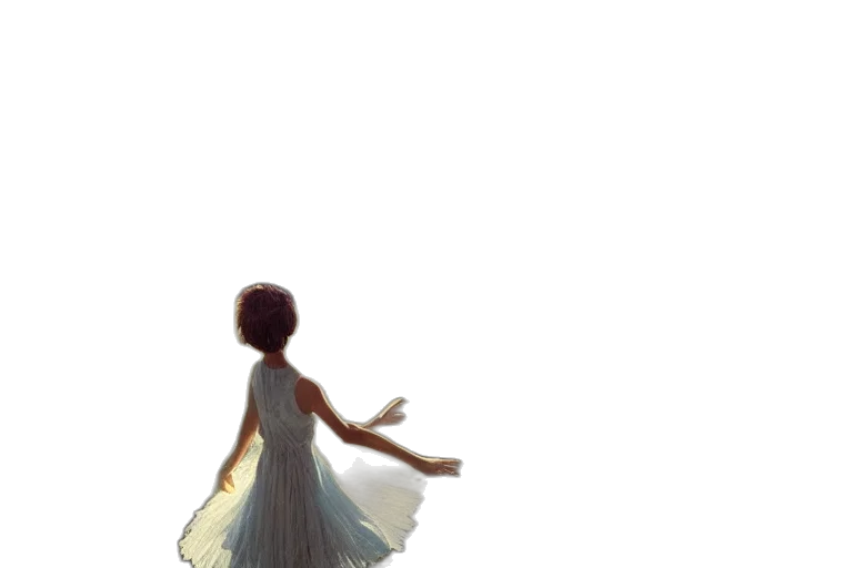 dress, creature, crown, hair, pixel art, concept art, watercolor, 3d render transparent PNG cut-out