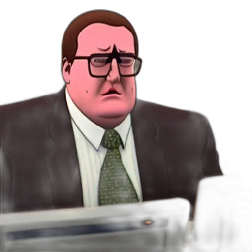 face, staff, concept art, 3d render, cartoon, pixel art, peter, griffin transparent PNG cut-out