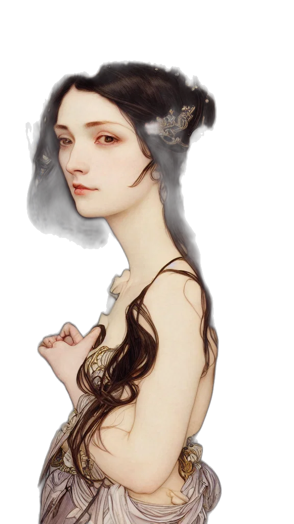 crown, dress, jewelry, face transparent PNG cut-out