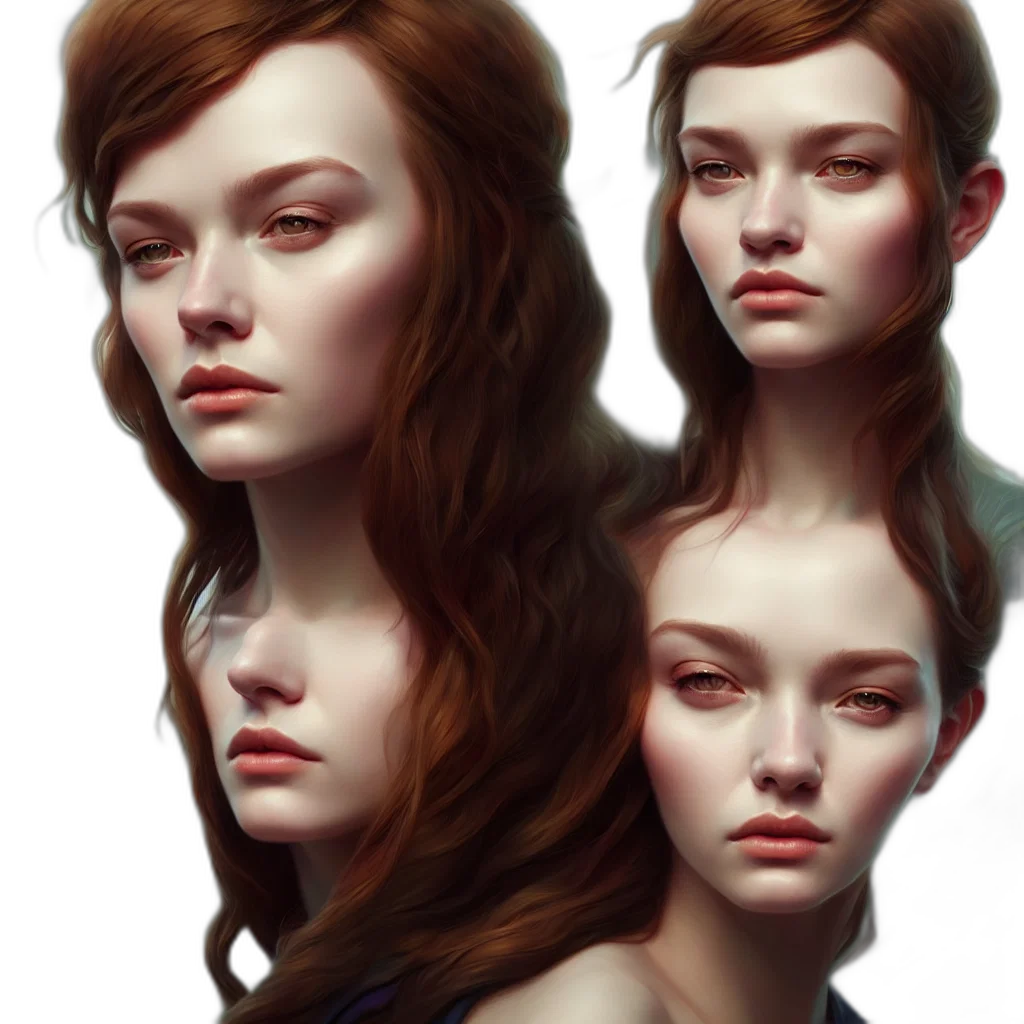 face, crown, fantasy art, concept art transparent PNG cut-out