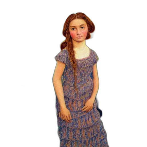 dress, face, oil painting, photorealistic, 3d render, fantasy art, blue, girl transparent PNG cut-out