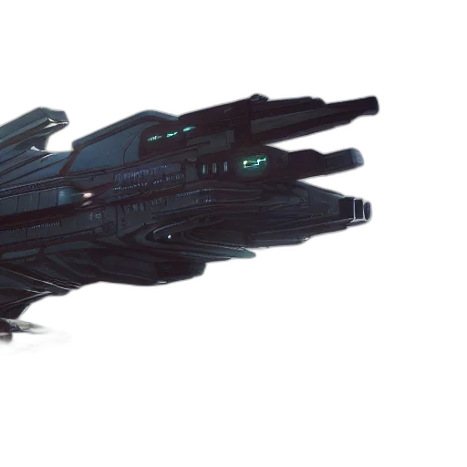 weapon, 3d render, concept art, outer space, realistic, spaceship, star, citizen transparent PNG cut-out