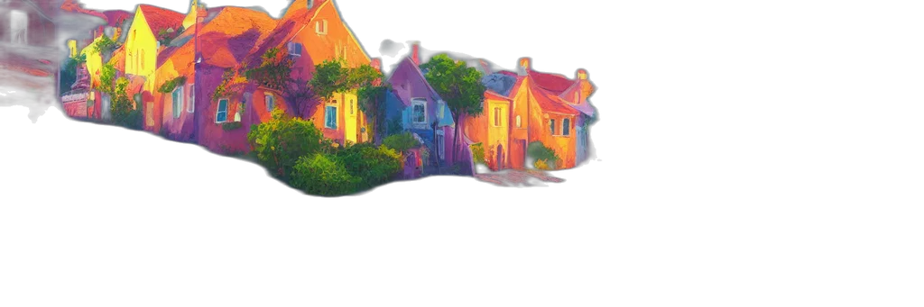 building, umbrella, furniture, concept art transparent PNG cut-out