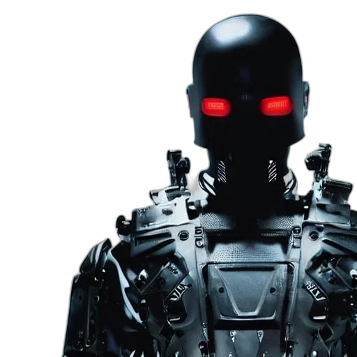 robot, cyberpunk, concept art, eminem transparent PNG cut-out
