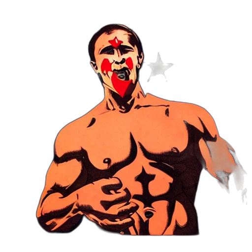 face, comic book art, concept art, cartoon transparent PNG cut-out