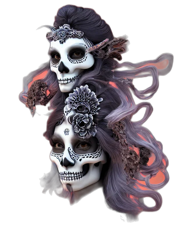 mask, jewelry, crown, face transparent PNG cut-out