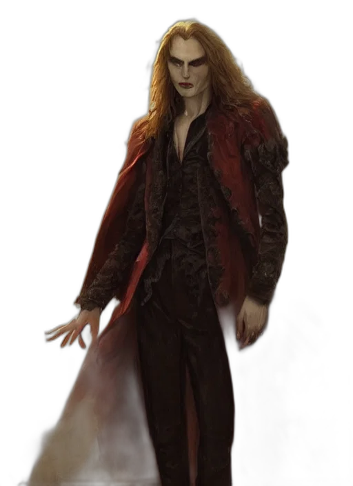 jacket, staff, creature, dress, concept art, fantasy art, photorealistic, comic book art transparent PNG cut-out