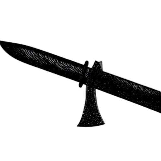sword, weapon, staff, umbrella transparent PNG cut-out