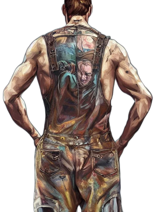 jacket, weapon, face, dress transparent PNG cut-out