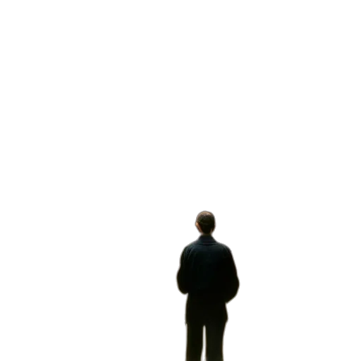 staff, robot, face, jacket, concept art, pixel art, 3d render, photorealistic transparent PNG cut-out