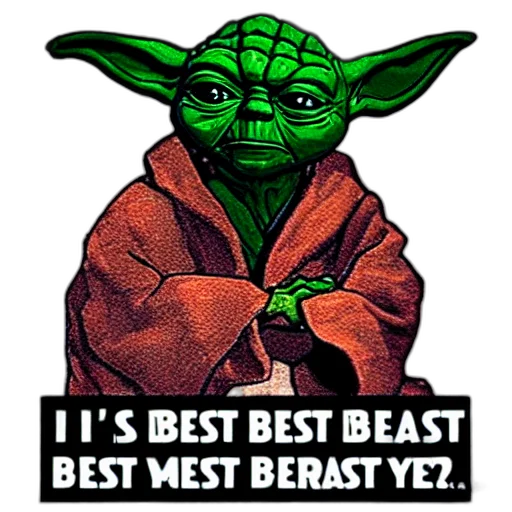 yoda, make, best, pizza transparent PNG cut-out