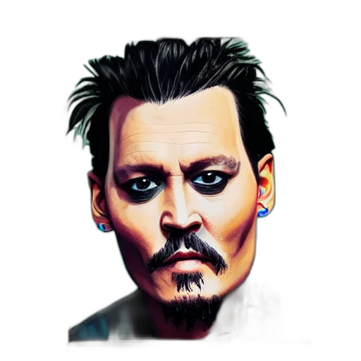 face, photorealistic, cartoon, comic book art transparent PNG cut-out