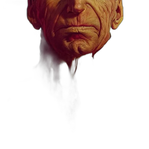 face, mask, creature, staff transparent PNG cut-out