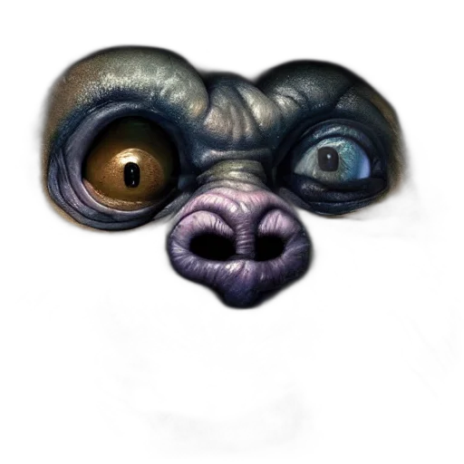 creature, face, mask, animal transparent PNG cut-out