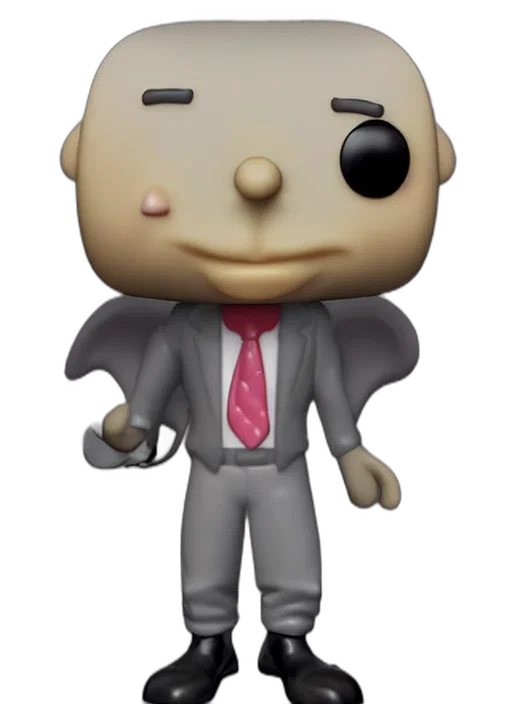 staff, 3d render, concept art, cartoon, funko, pop, figure, handsome transparent PNG cut-out