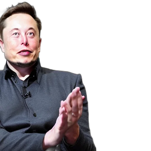 robot, face, elon, musk transparent PNG cut-out