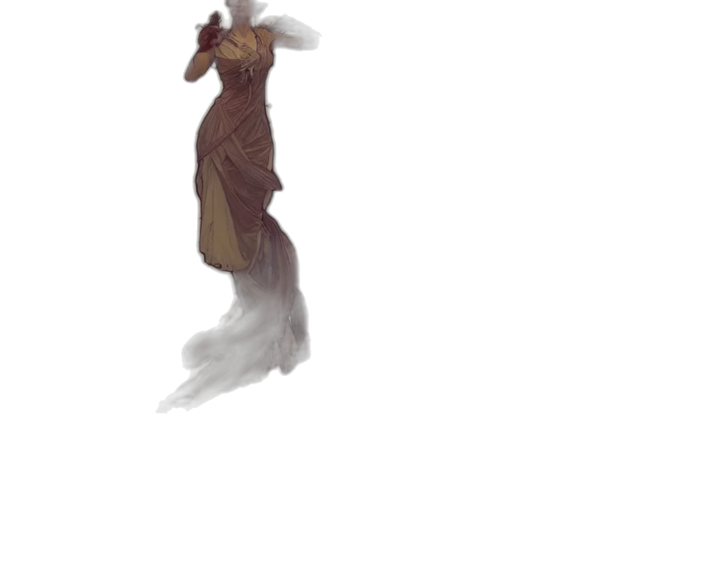 staff, creature, dragon, dress transparent PNG cut-out