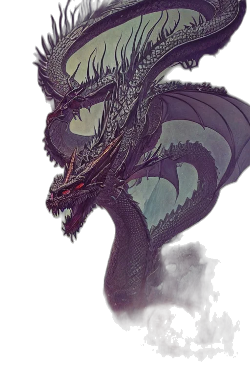 dragon, creature, animal, concept art transparent PNG cut-out