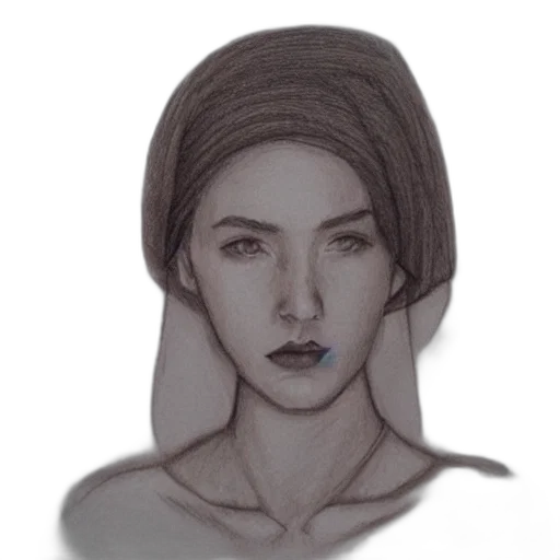 face, jewelry, mask, crown, photorealistic, pencil sketch, concept art, fantasy art transparent PNG cut-out