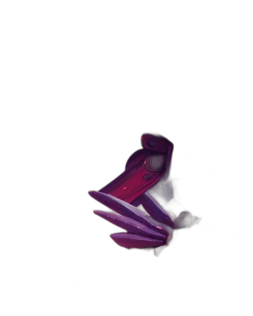 shoes, weapon, umbrella, flower, 3d render, concept art, vaporwave, photorealistic transparent PNG cut-out