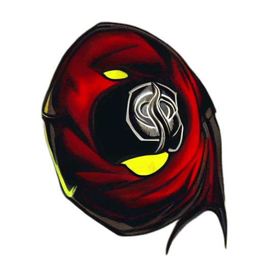 mask, jewelry, face, staff, concept art, fantasy art, comic book art, 3d render transparent PNG cut-out