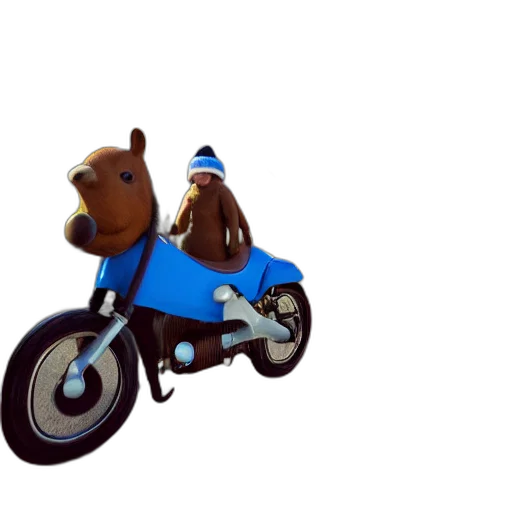 animal, car, 3d render, concept art transparent PNG cut-out