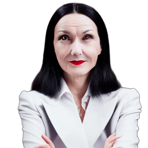 face, staff, jacket, photorealistic transparent PNG cut-out