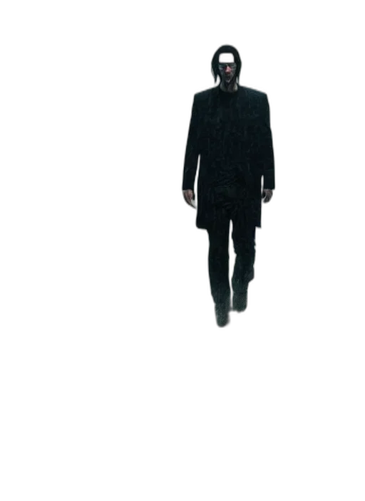 staff, jacket, mask, robot transparent PNG cut-out
