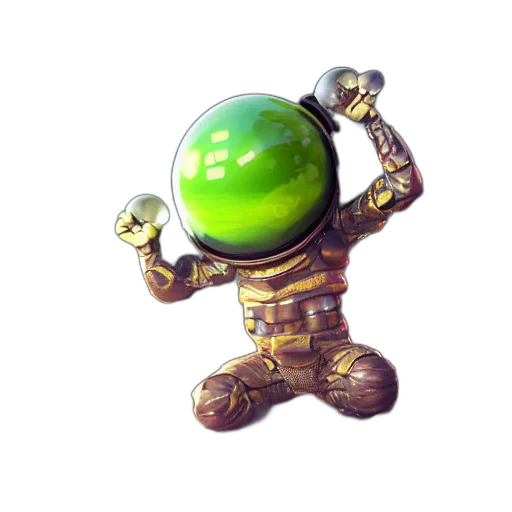 robot, staff, weapon, creature transparent PNG cut-out