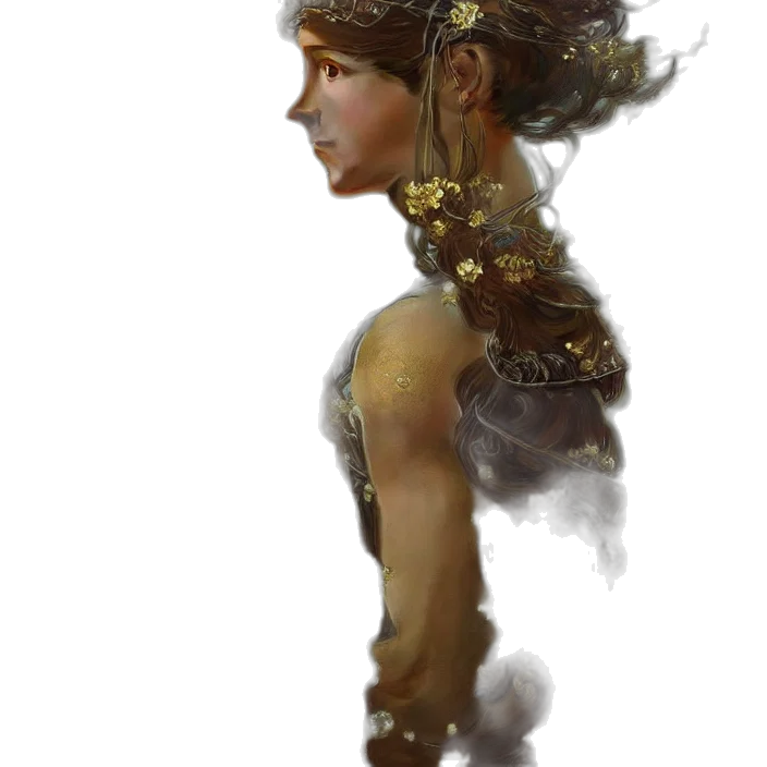 dress, crown, face, jewelry transparent PNG cut-out