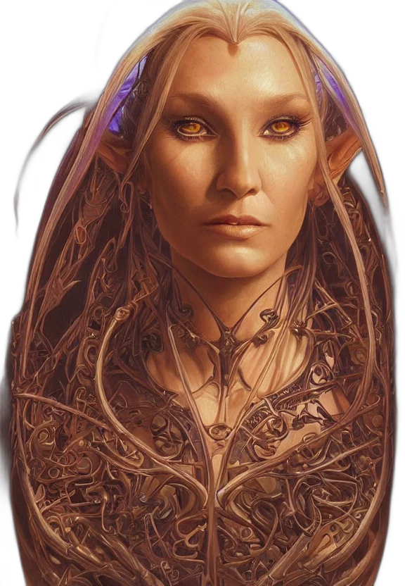 face, mask, hair, jewelry transparent PNG cut-out
