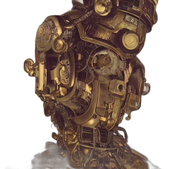 robot, mask, face, crown transparent PNG cut-out