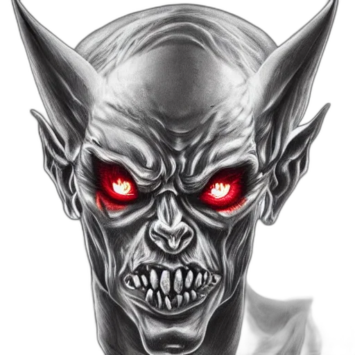 face, mask, creature, staff, concept art, fantasy art, photorealistic, comic book art transparent PNG cut-out