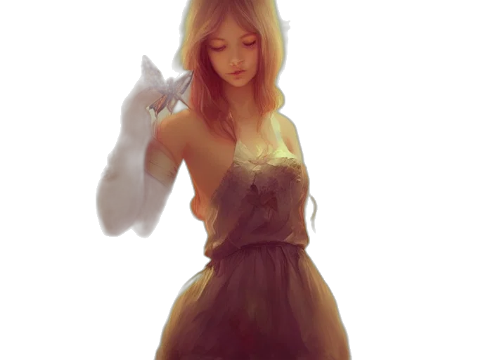dress, face, staff, weapon, concept art, fantasy art, photorealistic, oil painting transparent PNG cut-out