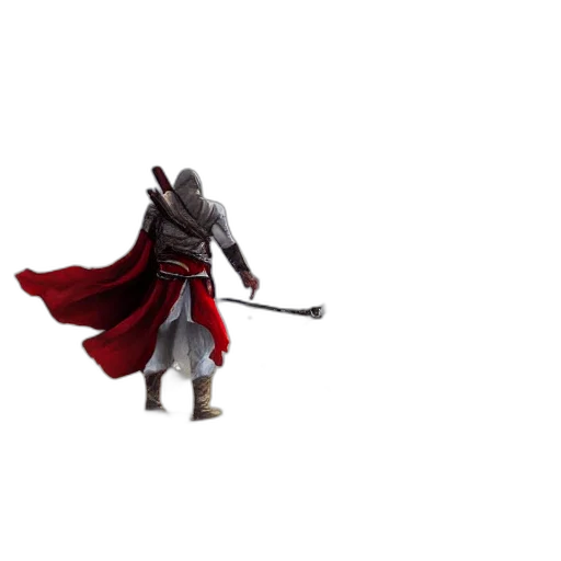sword, weapon, staff, 3d render, concept art, fantasy art, pixel art, red transparent PNG cut-out