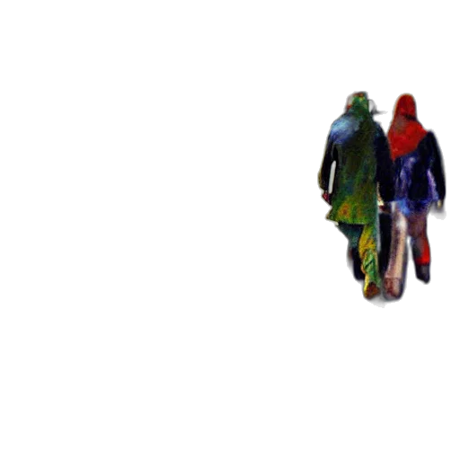 jacket, umbrella, creature, mask transparent PNG cut-out
