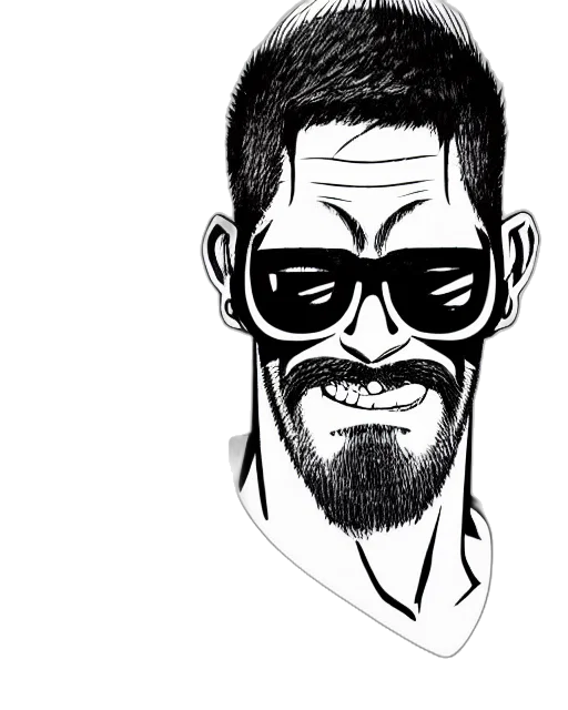 cartoon, comic book art, pencil sketch, concept art transparent PNG cut-out