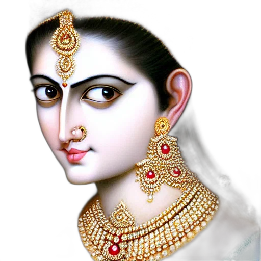 jewelry, face, crown, photorealistic transparent PNG cut-out