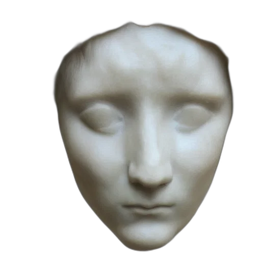 face, mask, crown, jewelry, 3d render, photorealistic, vaporwave, concept art transparent PNG cut-out