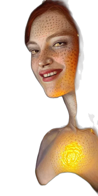 mask, face, creature, robot, photorealistic, 3d render, concept art, oil painting transparent PNG cut-out