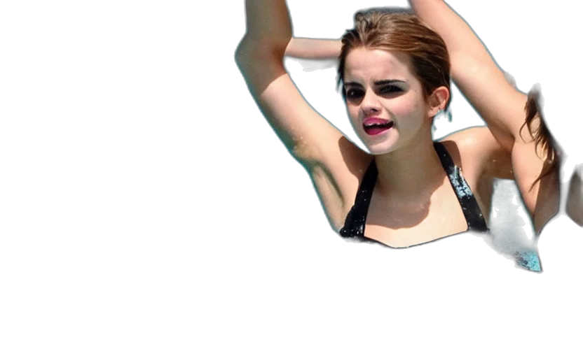 mask, creature, face, 3d render, photorealistic, underwater, emma, watson transparent PNG cut-out