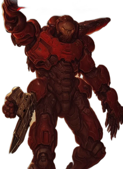 robot, creature, weapon, staff transparent PNG cut-out