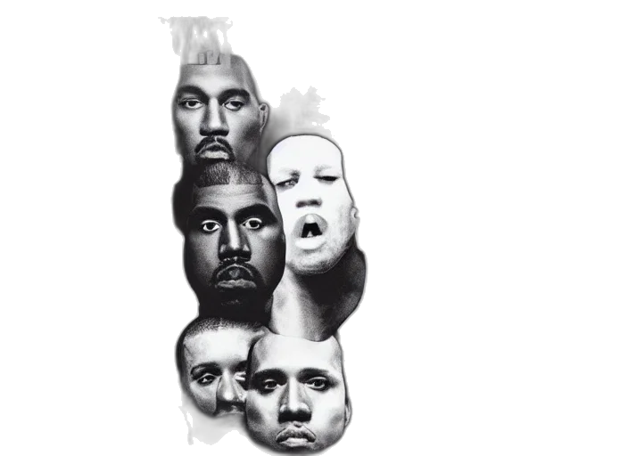 face, mask, crown, concept art transparent PNG cut-out